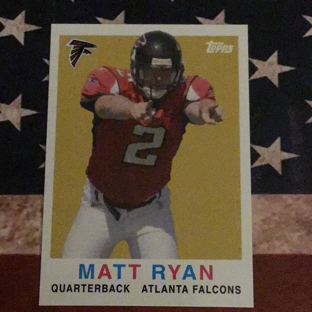 Matt Ryan quarterback, Atlanta Falcons, Topps, NFL 2008 football card